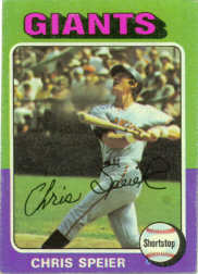 1975 Topps Baseball Cards      505     Chris Speier